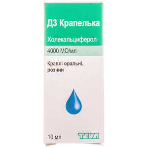 Д3 Капелька кап. орал. р-р 4000 МЕ/мл фл. 10мл