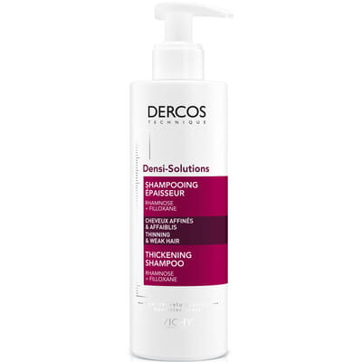 Шампунь для волос VICHY (Виши) Dercos Densi-Solution (Деркос Денси Солюшнз) для восстановления густоты и объема тонких и ослабленных волос 250 мл