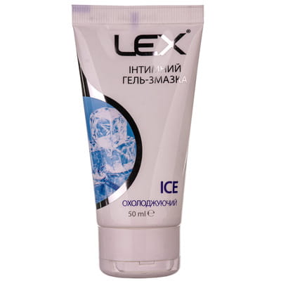 Гель-змазка лубрикант LEX (Лекс) Ice (Айс) охолоджуюча 50 мл