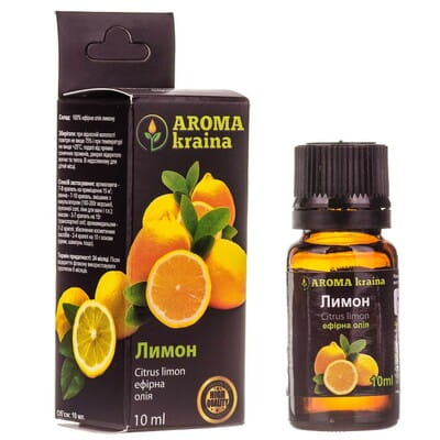 Масло эфирное AROMA KRAINA (Арома краина) Лимон 10 мл