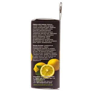 Масло эфирное AROMA KRAINA (Арома краина) Лимон 10 мл