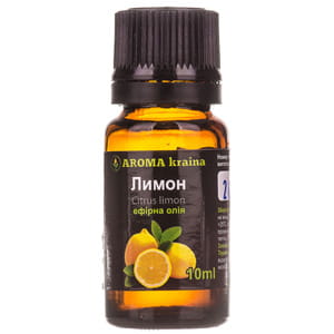 Масло эфирное AROMA KRAINA (Арома краина) Лимон 10 мл