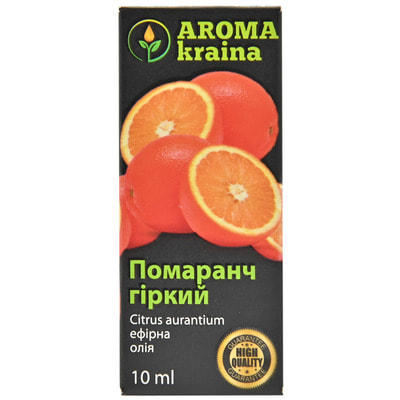 Олія ефірна AROMA KRAINA (Арома країна) Апельсин гіркий 10 мл