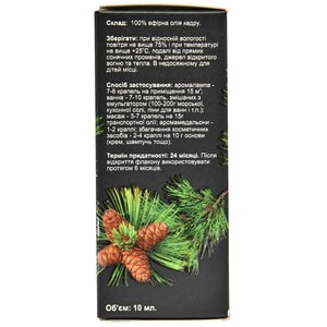 Олія ефірна AROMA KRAINA (Арома країна) Кедр 10 мл