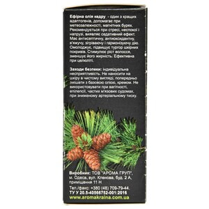 Олія ефірна AROMA KRAINA (Арома країна) Кедр 10 мл