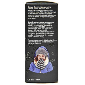 Композиция эфирных масел AROMA KRAINA (Арома краина) Антипростудный комплекс 10 мл