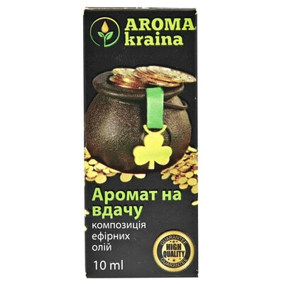 Композиція ефірних олій AROMA KRAINA (Арома країна) Аромат на вдачу 10 мл