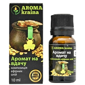 Композиция эфирных масел AROMA KRAINA (Арома краина) Аромат на удачу 10 мл