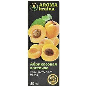Масло абрикосовых косточек AROMA KRAINA (Арома краина) 50 мл