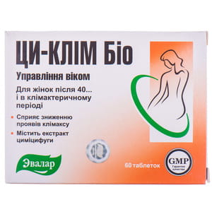 Ци-клим Био таблетки для снижения проявлений климакса 3 блистера по 20 шт