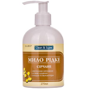 Мыло жидкое CLEAN&SUJEE (Клин энд суджи) Серное 270 мл