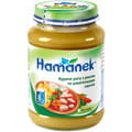 Пюре мясо-овощное детское HAMANEK (Хаманек) Куриное рагу с рисом и овощами c 8-ми месяцев 190 г