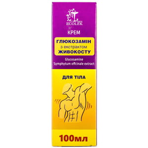 Крем для тіла Еколєк глюкозамін з екстрактом живокосту 100 мл