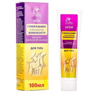 Крем для тіла Еколєк глюкозамін з екстрактом живокосту 100 мл