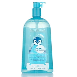 Гель для купания BIODERMA (Биодерма) ABCDerm (АБСдерм) детский очищающий ультрамягкого действия для лица, тела и волос 1000 мл