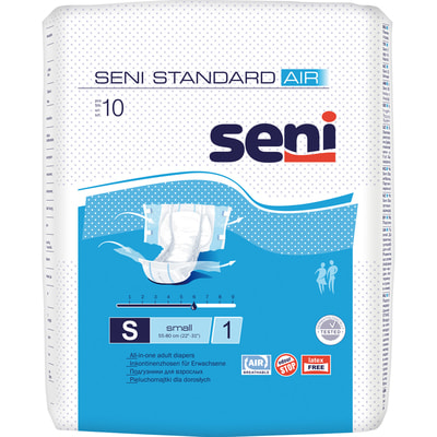 Подгузники для взрослых SENI (Сени) Standard AIR Small (Стандарт Эйр Смол) размер S/1 10 шт