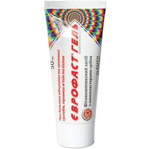 Гель для суставов Еврофаст против боли и воспаления туба 50 мл