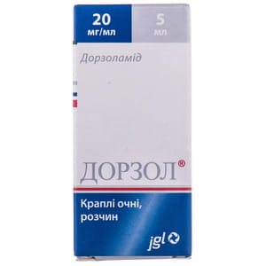 Дорзол кап. глаз. р-р 20мг/мл фл. 5мл