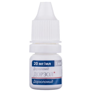 Дорзол кап. глаз. р-р 20мг/мл фл. 5мл