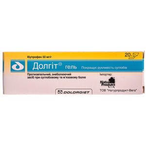 Долгит гель туба 20г