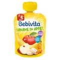 Пюре фруктовое детское BEBIVITA (Бебивита) Банан-яблоко с 4 месяцев пауч 90г