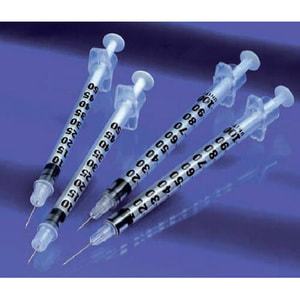 Шприц 1 мл інсуліновий з інтегрованою (нез'ємною)голкою U-100 BD Micro-Fine Plus (Мікро Файн Плюс) розмір 30G (0,30 x 8 мм) 1 шт