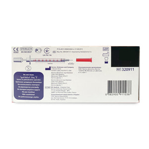 Шприц 1 мл інсуліновий з інтегрованою (нез'ємною) голкою U-40 ВD Mikro-Fine Plus (Мікро Файн Плюс) 30G (0,30 x 8,0 мм) 1 шт