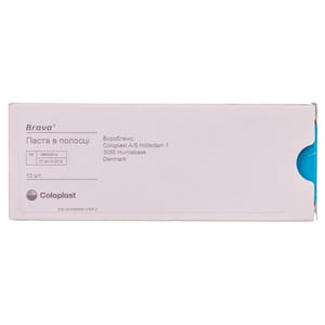 Паста для стомы Coloplast (Колопласт) Brava 26555 для ухода и выравнивания кожи в полосках 10 шт