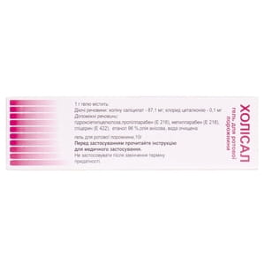 Холисал гель туба 10г