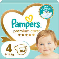 Підгузки для дітей PAMPERS Premium Care (Памперс Преміум) Maxi (Максі) 4 від 9 до 14 кг мега упаковка 104 шт