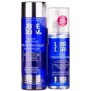 Набор для лица LIBREDERM (Либридерм) гиалуроновый увлажняющий тоник 200 мл + вода для лица 120 мл