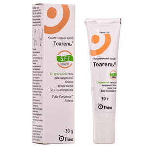 Косметичний засіб Теагельгель стерильний для щоденної гігієни повік та вій туба 30г