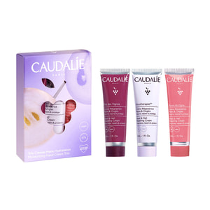 Набор CAUDALIE (Кадали) Hand Cream Trio крем для рук и ногтей 30 мл + крем для рук Rose de vigne 30 мл + крем для рук The des Vignes 30 мл