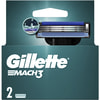 Кассеты сменные для бритья GILLETTE Mach 3 (Жиллет мак 3 три) 2 шт