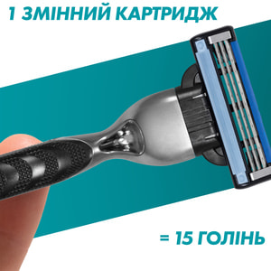 Кассеты сменные для бритья GILLETTE Mach 3 (Жиллет мак 3 три) 2 шт