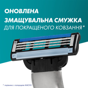 Кассеты сменные для бритья GILLETTE Mach 3 (Жиллет мак 3 три) 2 шт