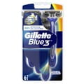 Бритва для бритья GILLETTE Blue 3 (Жиллет Блу 3) одноразовая 6 шт