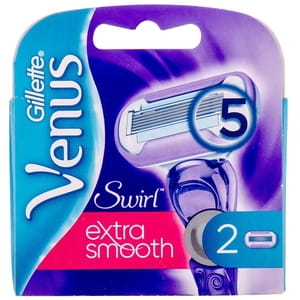 Кассеты сменные для бритья GILLETTE (Жиллет) Venus (Венус) Swirl 2 шт
