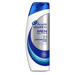 Шампунь для волос HEAD & SHOULDERS (Хеден Шолдерс) 2 в 1 Комплексный уход  против перхоти 400 мл