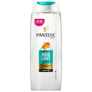Шампунь для волос PANTENE (Пантин) Aqua Light (Аква лайт) легкий увлажняющий 600 мл
