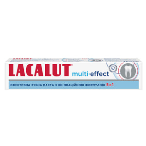 Зубная паста LACALUT (Лакалут) Multi-effect (Мульти-Эффект) 5в1 75 мл
