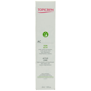Крем для обличчя та шиї Topicrem (Топікрем) АК Активний догляд для шкіри схильної до акне 40 мл