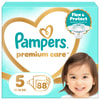 Підгузки для дітей PAMPERS Premium Care (Памперс Преміум) Junior (Юніор) 5 від 11 до 16 кг мега серія упаковка 88 шт