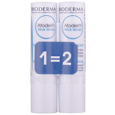 Набор BIODERMA (Биодерма) Стик для губ Атодерм Дуо для сухой и чувствительной кожи 4 г 2 шт