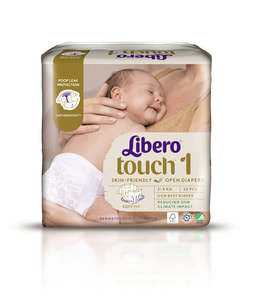 Подгузники для детей LIBERO (Либеро) Touch 1 с весом от 2 до 5 кг 22 шт