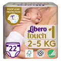 Підгузки для дітей LIBERO (Ліберо) Touch 1 з масою від 2 до 5 кг 22 шт