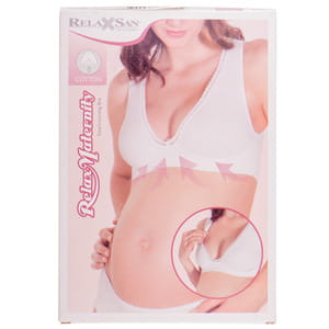Майка для годування жіноча RELAXSAN (Релаксан) SMART NURSING BRA колір білий розмір XL