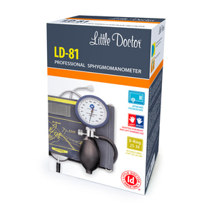 Вимірювач (тонометр) артеріального тиску LITTLE DOCTOR (Літл Доктор) модель LD-81 з вмонтованим стетоскопом в манжету