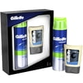 Набор подарочный GILLETTE (Жиллет) TGS Гель для бритья Series Sensitive для чувствительной кожи 200 мл + Бальзам после бритья Series Sensitive 75 мл