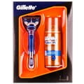 Набор подарочный GILLETTE (Жиллет) Fusion Бритва с одной сменной кассетой + гель для бритья Hydrating увлажняющий 75 мл